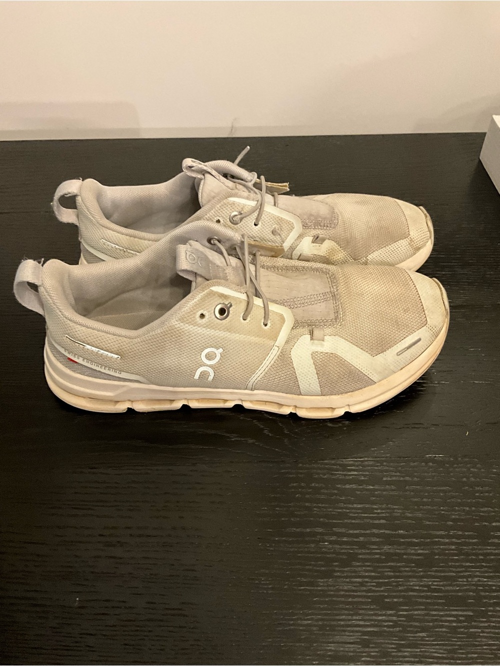 On Running Kids Beige/Light Gray Sneakers
